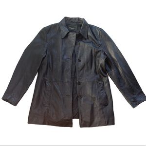 vintage leather jacket